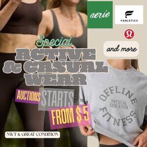 Active & Casual Wear Show - Aerie and More brands, NWT and in excellent conditio